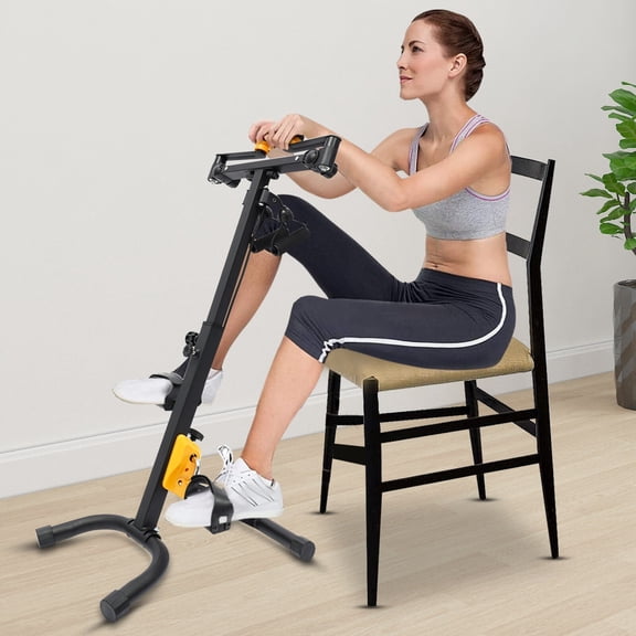 Pedal Exerciser For Seniors 8 Gear Adjustable Full Body Exercise Bike Foldable
