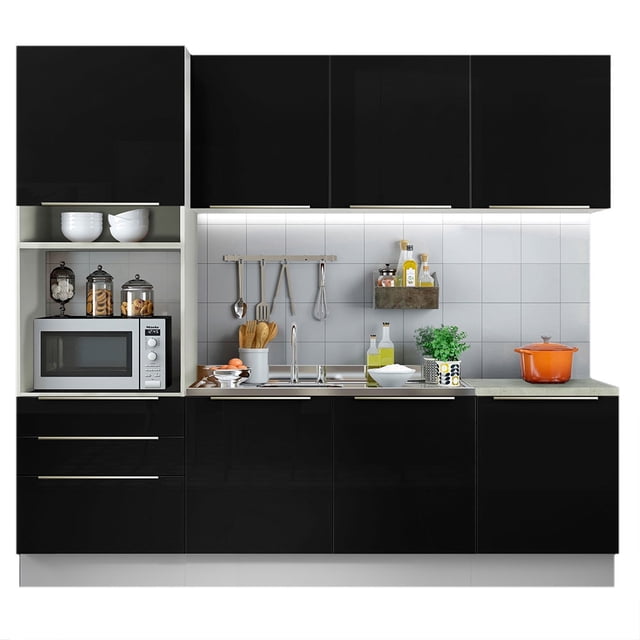 Cocina Integral Completa Modular Madesa Lux 240cm BN 03