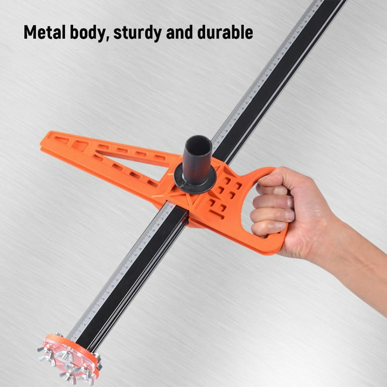 Gypsum Board Cutting Tool, Portable Drywall Cutting Tool with 10PCS Blades  & 16FT Measuring Tape & 1 Pencil, for Marking and Cut