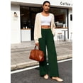 thumbnail image 6 of NELEUS Womens 29" Wide Leg Pants Athletic Yoga Leggings Casual Sweatpants Stretch Dress with Pockets,Dark Green,US Size S, 6 of 11