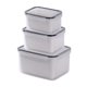 thumbnail image 4 of contenedor de almacenamiento Juego De 3 Recipientes De Almacenamiento De Alimentos Para Cocina, A Prueba De Fugas, Recipiente Rectangular Para Preparación De Comidas Rectángulo Magideal contenedor de almacenamiento, 4 of 7