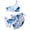Sky Blue, variant on Girls Swimsuit Size 6 Cut Out Bikini Bottoms Spaghetti Strap Tankini Set 3 Piece Allover Printed Girls Bathing Suit size 12
