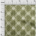 thumbnail image 2 of oneOone Cotton Poplin Light Green Fabric Geometric Sewing Material Print Fabric By The Yard 42 Inch Wide, 2 of 4