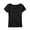 Black, variant on Bixock Women Pajamas Tops Loungewear Shirts Short Sleeve T‑Shirt Top V Neck Solid Color Stretch Knit Slim Daily Indoor Homewear Sleepwear Casual Women Clothings
