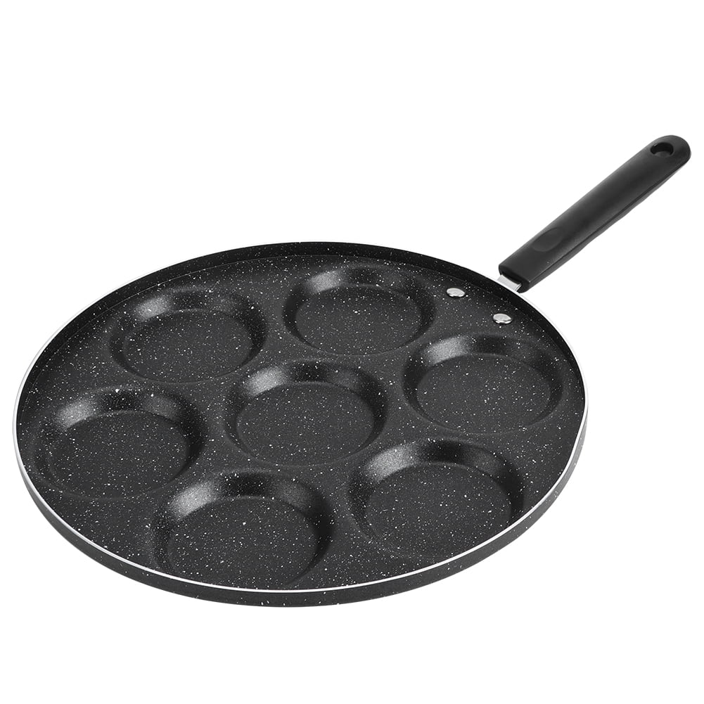 Haofy 7 Holes Frying Pan Non Stick Fried Eggs Cooking Pan Burger Mold Household Kitchen Cookware,Cooking Pan,Kitchen Cookware