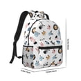 thumbnail image 2 of Uemuo Cartoon Animals Printed Student Durable Water-resistant Backpack,Travel Backpack,Outdoor Activities Backpack, Laptop Backpack, Multi-compartment Backpack, 2 of 5