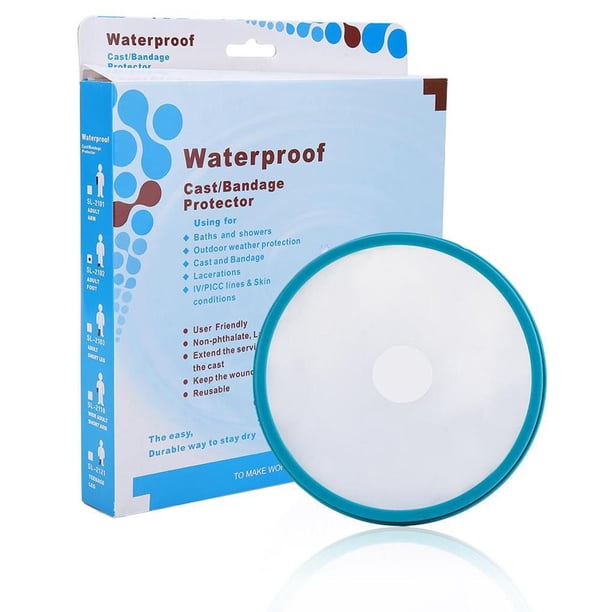 Pie De Protección De Protección De Baño - Longitud De Pie Adulto 28 Cm Pegamento Pp + Material De Silicona (Pvc Azul Kearding AF000250-00