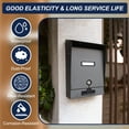 thumbnail image 4 of Door Lock Dust Cover Panel Cam Lock Dust Cover Plastic Waterproof Caps for Cam Lock Switch Cabinet Power Cabinet Control 21mm, 4 of 7