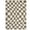 Brown, variant on Hasoo Large Washable 9' x 12' Modern Plaid Area Rug for Dining Room Washable Soft Indoor Floor Carpet, Black