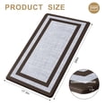 thumbnail image 2 of Buganda Kitchen Mats Anti Fatigue, Washable Rugs for Kitchen, Non Slip Kitchen Mats for Floor, 17.3"x29", Brown, 2 of 9