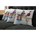 thumbnail image 2 of Ambesonne East Throw Pillow Cover 4 Pack, Japanese Woman and Building, 24", Multicolor, 2 of 6
