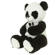 Giftable World A08004 16 in. Plush Panda with Baby