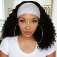 thumbnail image 2 of Ljudmp Women's Men's Extra Wide Headbands Soft Turban Twist Headband Stretchy Non Slip Workout Yoga Hair Band White, 2 of 5