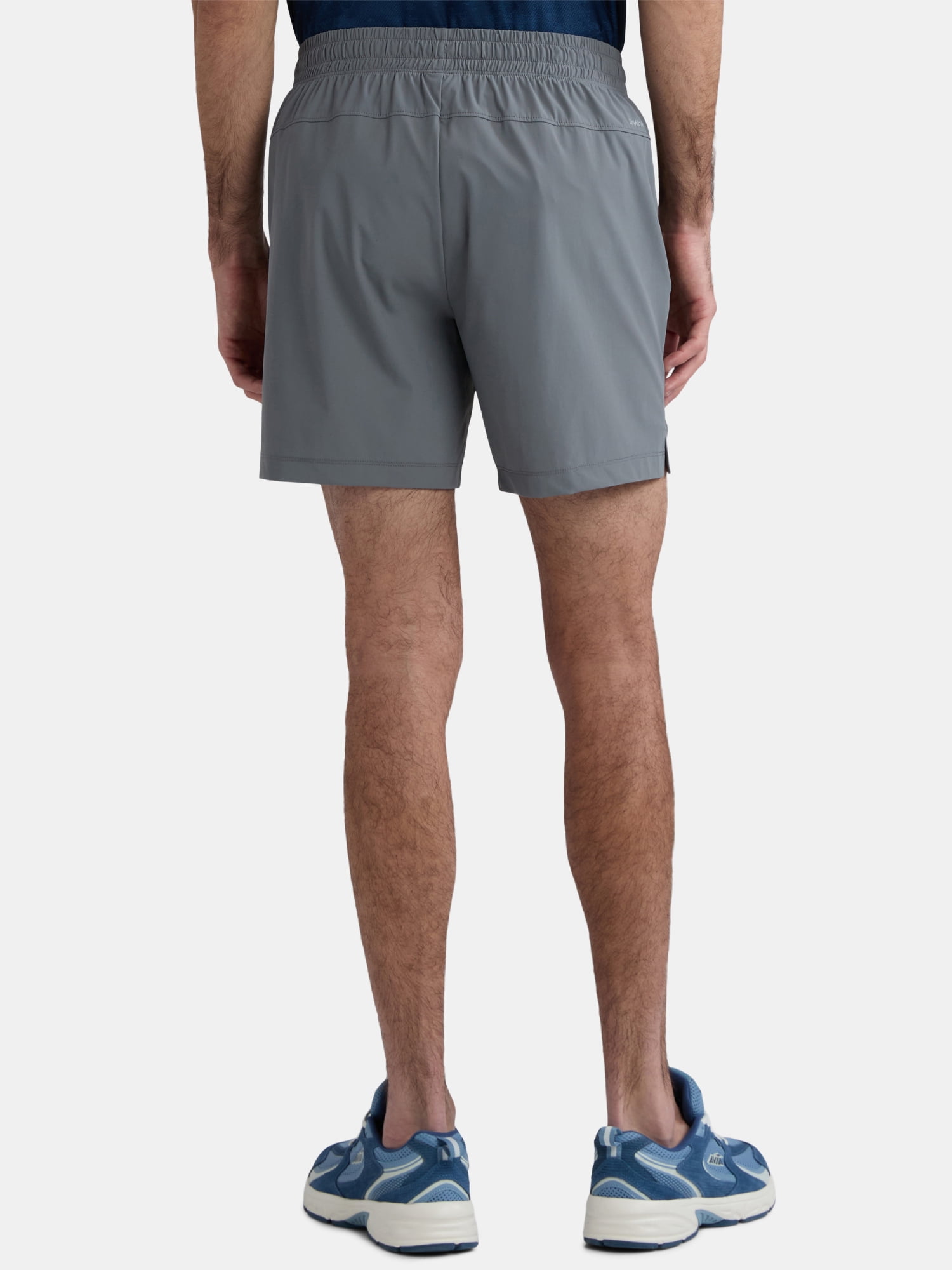 Athletic Works Men's and Big Men's Nylon Stretch Shorts, 6" Inseam, Sizes S-3XL