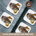 thumbnail image 6 of 3drose, African Mask, Set of 4 Coasters - Soft, 6 of 7