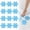 Blue, variant on CHENjy Anti Slip Shower Stickers, Bathtub Non Slip Decals with Strong Adhesive for Tubs and Floors, PEVA Safety Grip for Home Bathroom, 12 Pcs, 3.14 Inch, Blue
