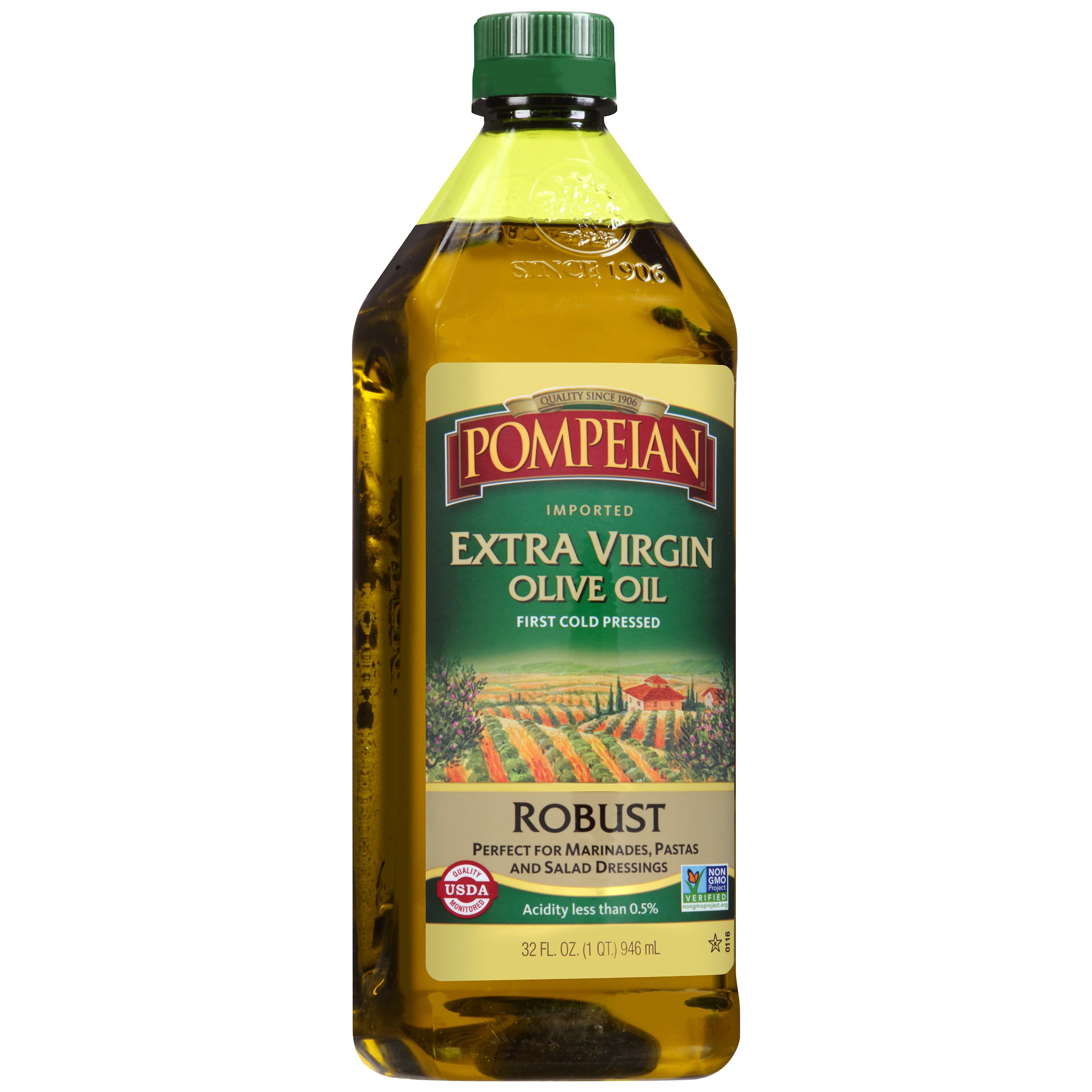 Pompeian Robust Extra Virgin Olive Oil 32 Fl Oz - Walmart.com