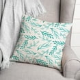 thumbnail image 3 of Creative Products Blue Leafy Branches 18x18 Indoor / Outdoor Pillow, 3 of 3