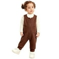 thumbnail image 3 of FAIWAD Toddler Boys Girls Jumpsuit Sleeveless Zipper Button Up Overall Footless Solid Color Outfits, 3 of 6