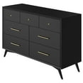 thumbnail image 4 of Home Square 2 Piece Set with 7-Drawer Dresser & Multifunction Chest in Black, 4 of 21