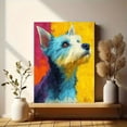 thumbnail image 6 of Colorful Yorkshire Terrier Pop Art Canvas Print, Yorkie Portrait Ready To Hang Pet Lover Wall Decor, 6 of 8
