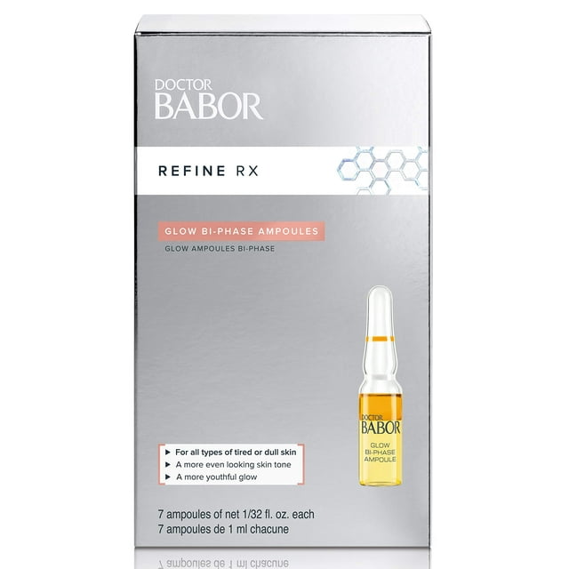 Serum BABOR Refine RX Glow, ampolla bifásica con vitamina C, 7 días
