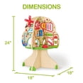 thumbnail image 5 of Centro de actividades Monläurd Montessori Wooden Tree 1-3 años, 5 of 5