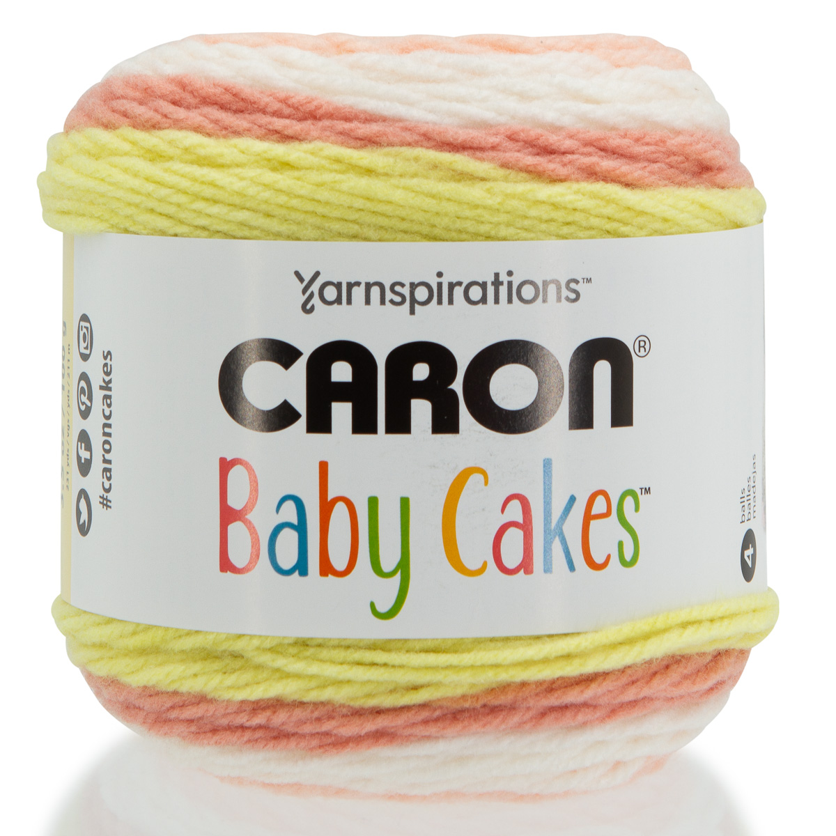 Caron Baby Cakes Yarnspirations Acrylic Blend Yarn for Knitting