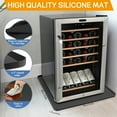 AcserGery Mini Fridge Silicone Mat,24''x24''x0.5'', Under Refrigerator