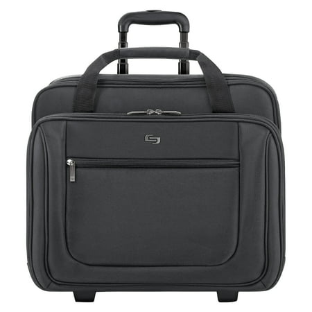 Solo Classic Rolling Case, 17.3", 17 1/2" x 9" x 14", Black