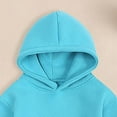 thumbnail image 6 of HCNTES Toddler Baby Boy Outfit Long Sleeve Sweatshirts Pants Clothes Set Boys Fall Winter 2PCS(11-12 Years,S301-Sky Blue), 6 of 7
