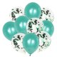 thumbnail image 1 of 10 piezas de globo de confeti verde + globos de látex transparentes de helio con confeti de purpurina verde de 30 cm para niños, niñas, mujeres, cumpleaños, bodas, baby shower, bautismo, 1 of 4