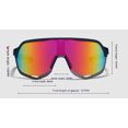 thumbnail image 3 of One-Piece Sunglasses for Men & Women | Ideal for Cycling and Outdoor Sports | Enhanced UV Protection and Durability, 3 of 3