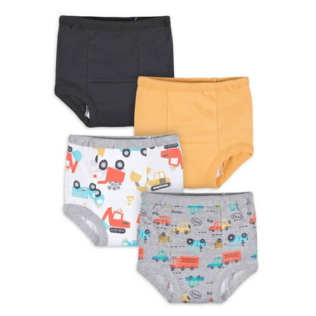 Gerber Toddler Neutral Training Pants, 4-Pack, Sizes 2T-3T