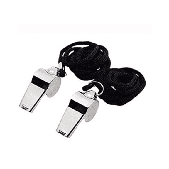 FACEGA 2Pcs Whistle for Coaches,Durable Whistle for Emergencies,High-Pitched Emergency Whistle