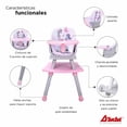 thumbnail image 4 of Silla Alta 4 en 1 D'Bebe  Grow With Me Rosa, 4 of 7