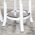 thumbnail image 5 of 30" Bar Stool, White Finish, Beige Fabric Seat, 5 of 5