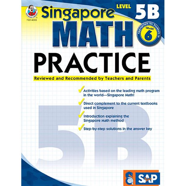 Singapore Math Practice Level 5b Walmart Com Walmart Com