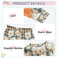 thumbnail image 3 of FORMRS Long Sleeve Top and Pants Pajama Set for Niños 2-Piece Sleepwear, Sizes 18M-8Y, Sunny Blooms, 3 of 6