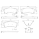 thumbnail image 2 of BALATAS CERAMICAS PROBE 1994 al 1997 FORD 2.5L V6 Delanteras BREMBO ., 2 of 5