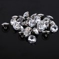 thumbnail image 3 of Diamante Silver Rhinestone Crystal Round Buttons Sewing Craft (20mm),Crystal Buttons, 3 of 8