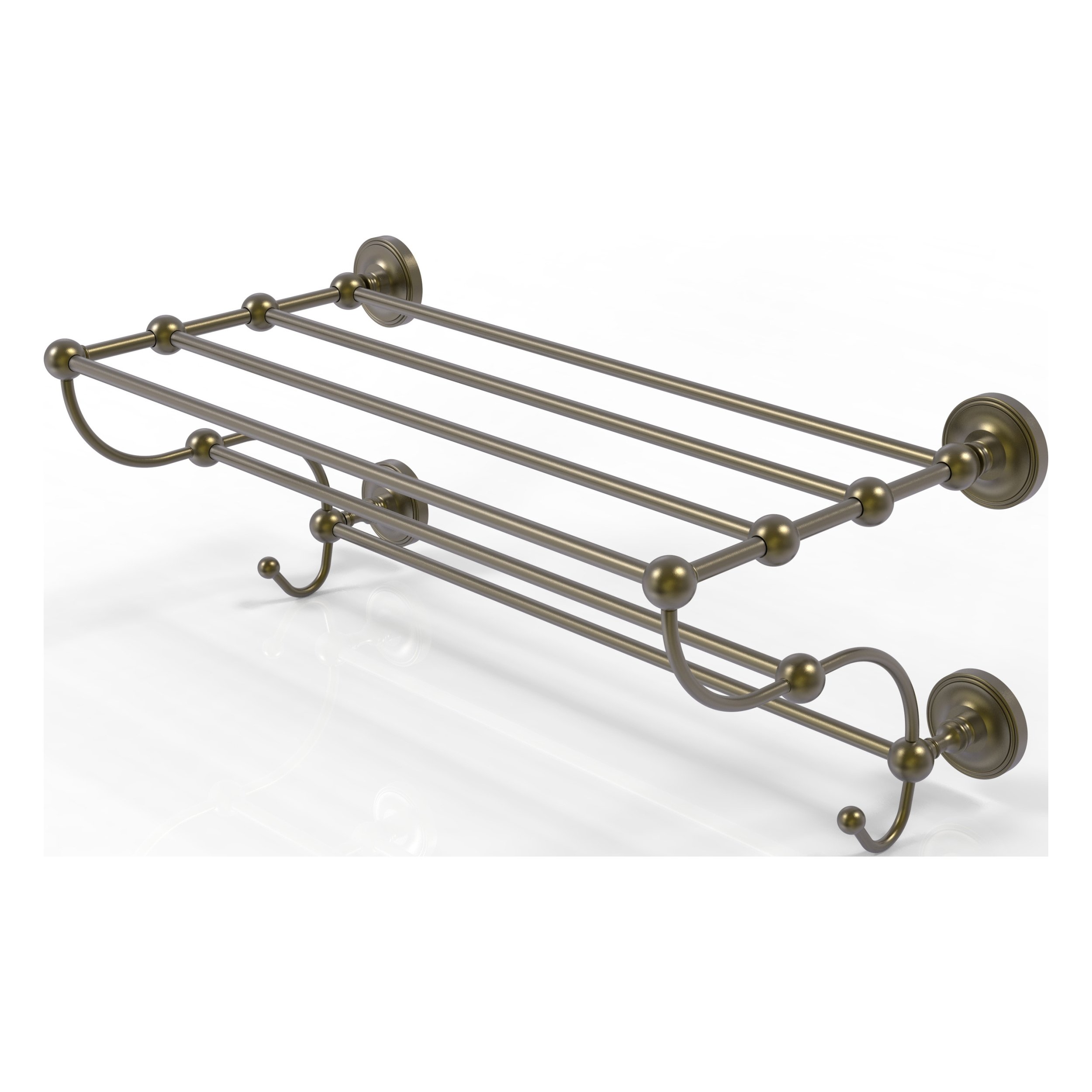 Prestige Regal Collection Train Rack Towel Shelf Antique Brass / 36