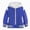 L101-Blue, variant on Kids Baseball Jackets Boys and Girls Fit Varsity Jacket Hooded Button Casual Lightweight Plain Cardigan School Coat(L101-Hot Pink,1-2 Y)