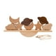 thumbnail image 2 of Juegos de bloques de equilibrio, juego de equilibrio de madera, juguetes de desarrollo para bebés Aprendizaje educativo temprano Juguetes de bloques estrella Hugo Juguetes apiladores, 2 of 9