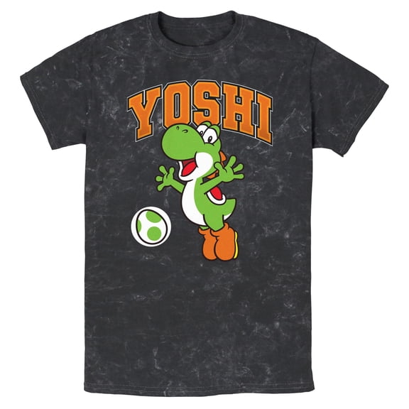 Mens Nintendo Collegiate Yoshi Set T Shirt