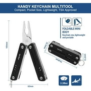 NexTool 9 in 1 Mini Multitool, Bladeless Small Multi Tool, TSA Approved, Mini Sailor Lite
