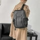 thumbnail image 3 of Mochila para hombre, de piel suave, escolar, de gran capacidad, informal, para negocios, viajes, ordenador, mochila sencilla, 3 of 5