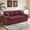 Red, variant on Wansaly 84" Corduroy Sofa, Soft Sponge, Deep Seats, 2 Pillows, Upholstered Comfort for Living Room, Retro Green
