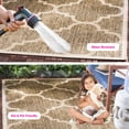 thumbnail image 4 of Safavieh Courtyard Becky Geometric Indoor/Outdoor Area Rug, Brown, 5'3" x 7'7", 4 of 14