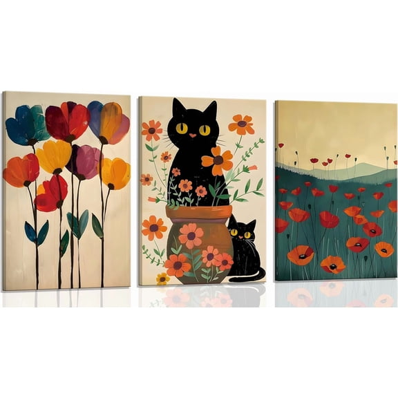 Funny Dog Bathroom Wall Art, Humor Animal Canvas Painting Prints, French Bulldog Pictures Modern Funny Fashion Poster Artwork for Home Bedroom Toilet Bathroom Laundry Room Decor(Framed canvas)